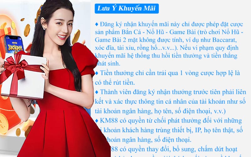 Một số lưu ý nhận khuyến mãi nạp đầu